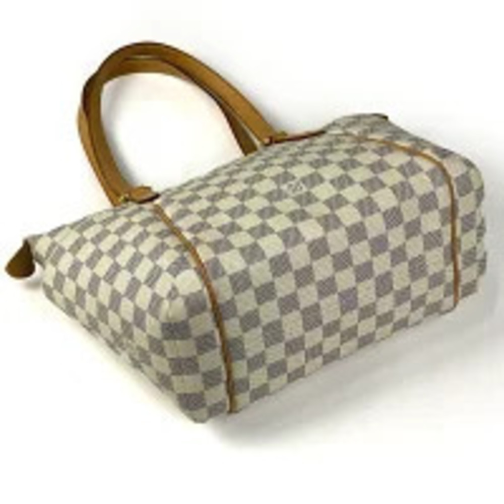 Louis Vuitton Totally Bag Azur White Tote Damier